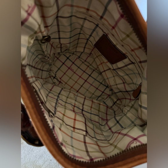 Coach Bleecker XL Duffle Leather Tattersall Whipstitch Buckle - Picture 3 of 12